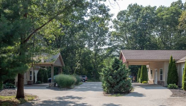 Wide Shot Front Entrances