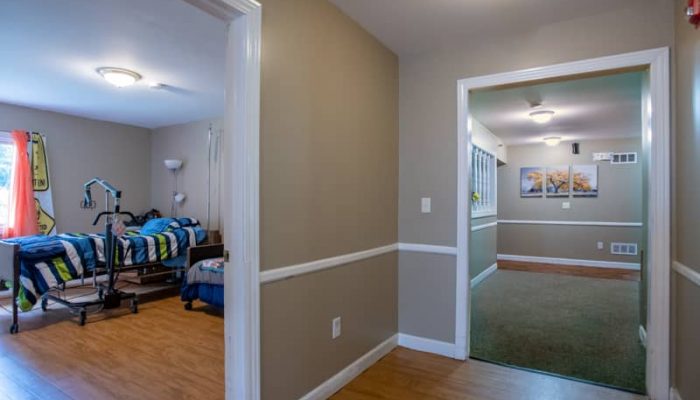 Bedroom And Hallway