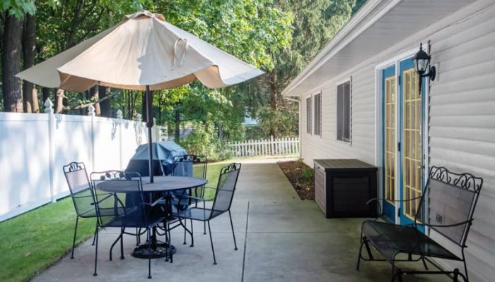 Backyard Sitting Area